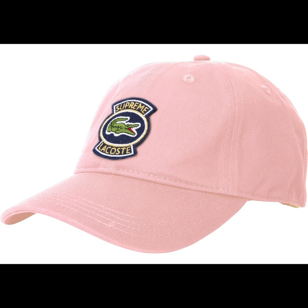 SUPREME x Lacoste Twill 6-panel cap 🧢